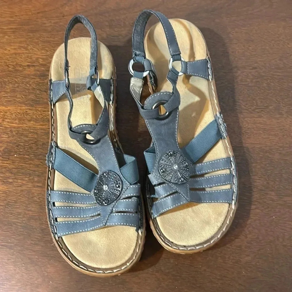 REIKER anti stress SANDALS sz 40 gray